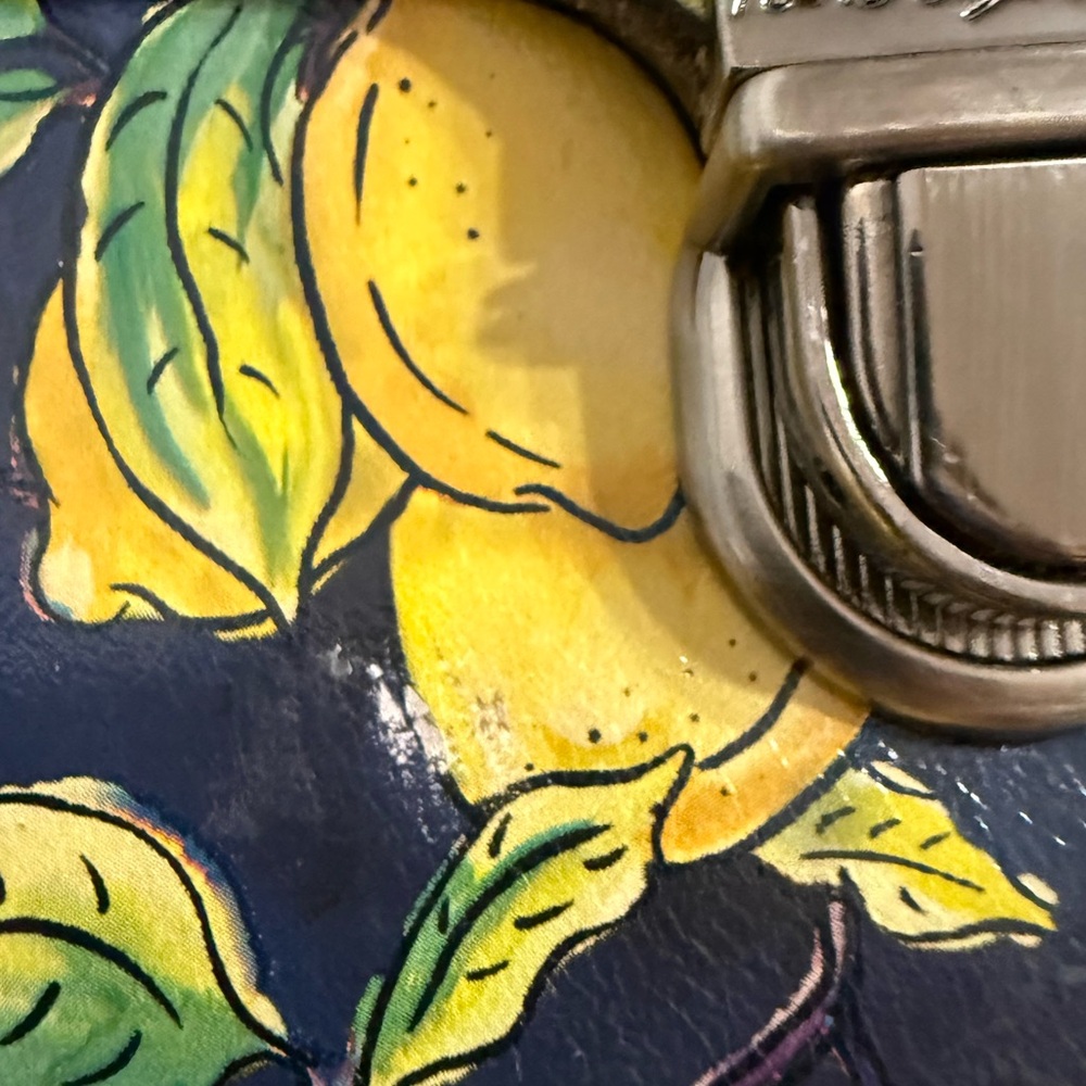 Patricia Nash Leather Lemon Crossbody - Picture 13 of 15